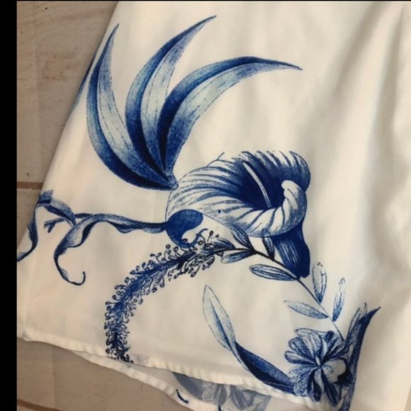 Keepsake Be My Escape Blue White Floral Romper - Picture 8 of 9